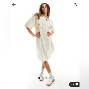 ASOS Cotton Midi Shirt Dress